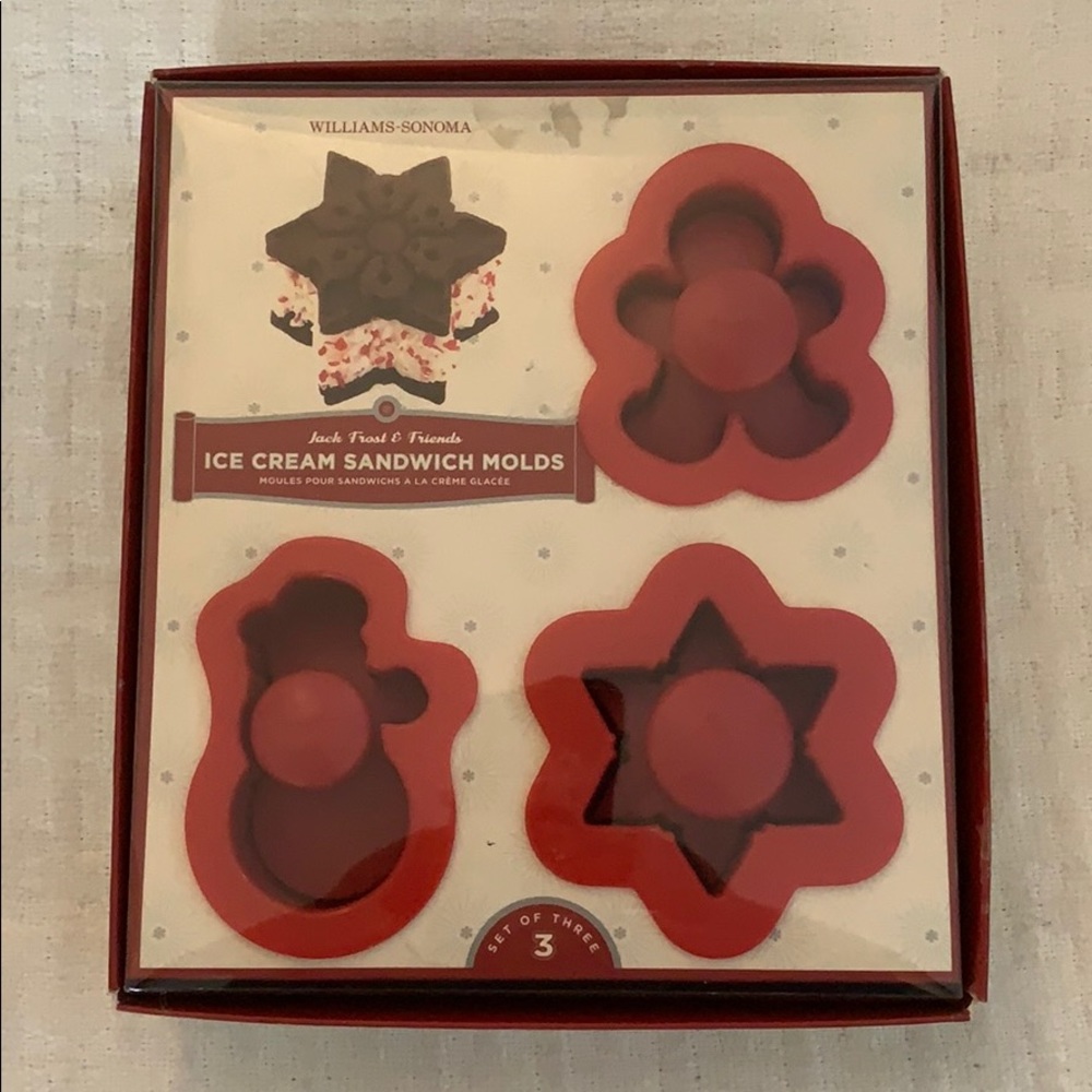 Jack Frost Winter Themed Ice Cream Sandwich Molds